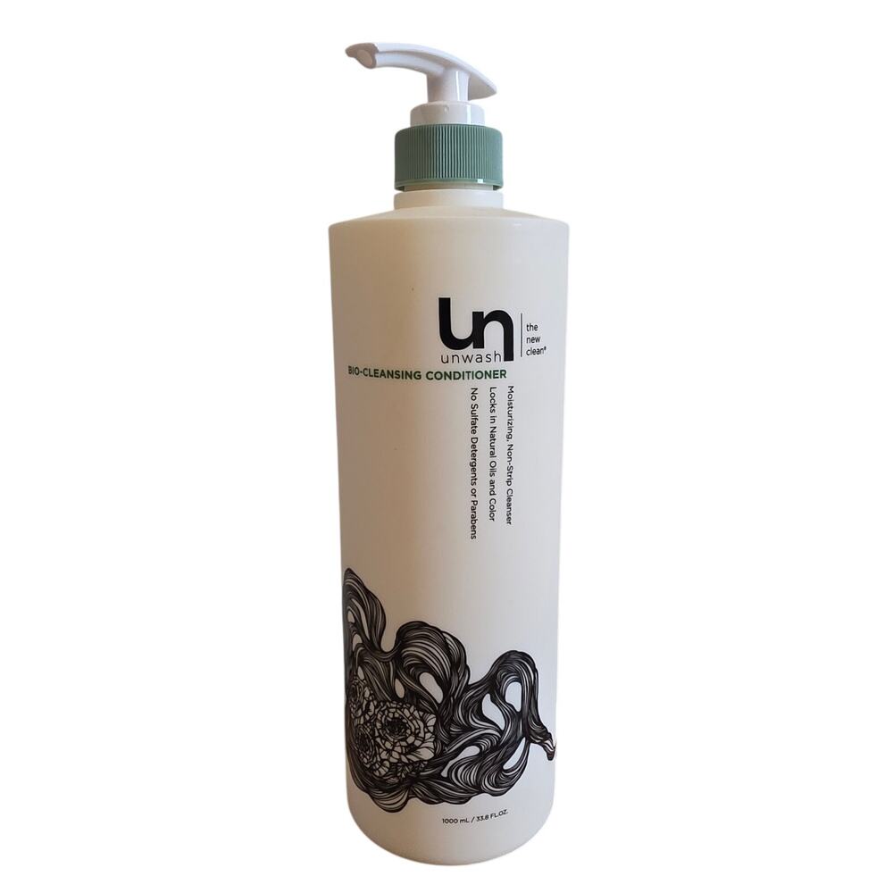 Unwash Bio-Cleansing Conditioner 33.8 oz 1 Liter Hair Cleanser NEW 1000mL